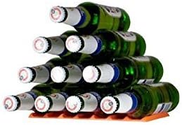 Cooks Innovations Drink Organizer for Fridge, Soda Can Refrigerator Organizers and Storage, Beer-Wine-Water Bottle Holder, Fridge Monkey - Durable Non-Slip&Roll