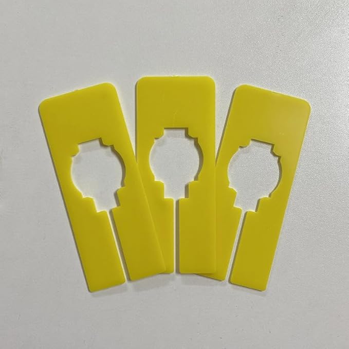 6-Pack Colorful Closet Dividers: Writable, Reusable Plastic Rack Size Dividers