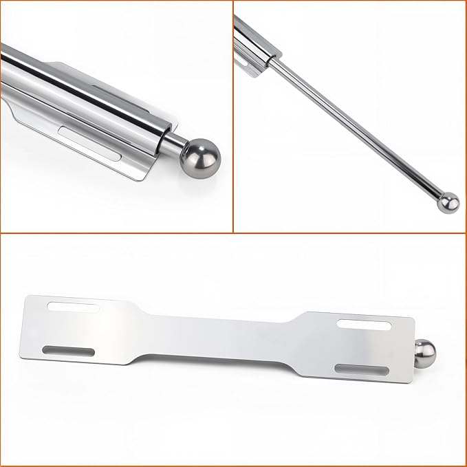 Pull-out Valet Rod for Closet 2 Pack, Chrome