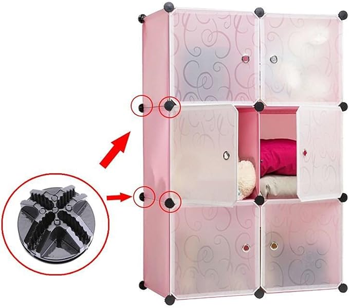 Metal Wire Cube Connectors for Storage Organizer,Durable Plastic Grid Connectors for Modular Shelving Units and Closet Organization Systems (Black Semicircle, 10PCS)