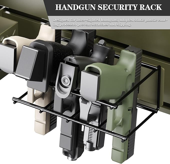 Gun Racks for Wall, Heavy-Duty Aluminium Slatwall Panels Gun Wall Mount Storage, 10 Pieces Panels