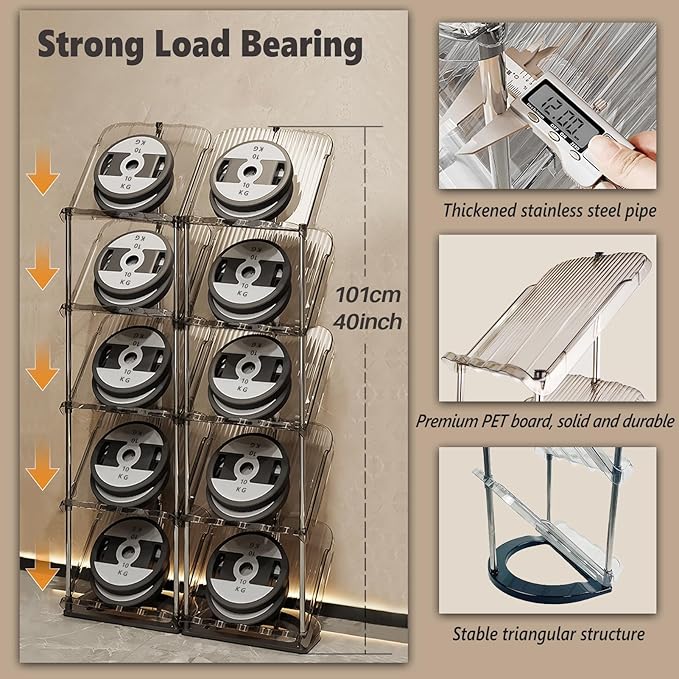 Patinao 2 Pack Sloping Narrow Shoe Rack 5 Tiers - Free Standing Vertical Shoes Racks for Small Spaces and Corner, Shoe Storage Organizer for Entryway, Tall Slim Shoe Shelf Cabinet for Shoes and Boots
