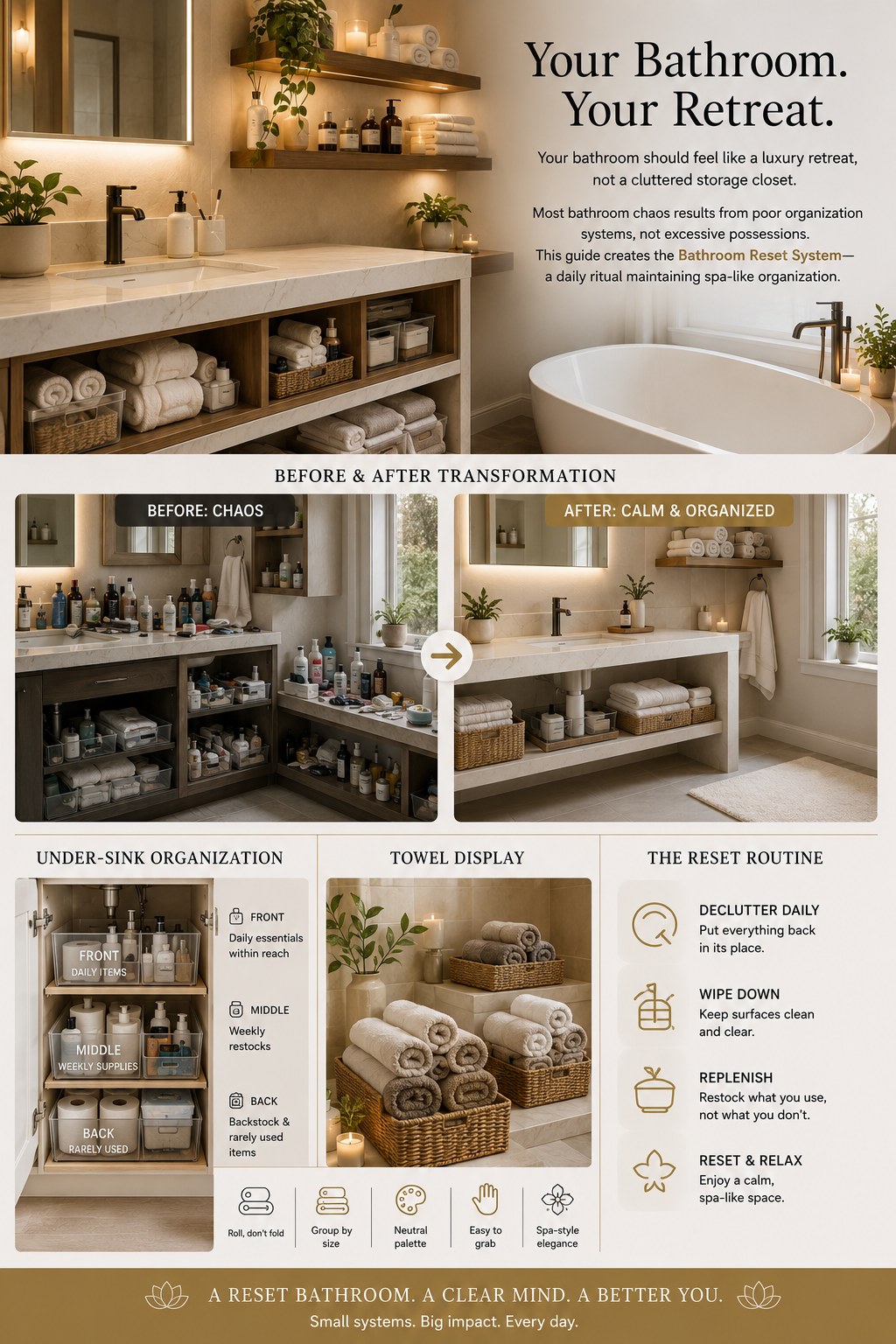 Bathroom Reset System: Create Your Daily Spa Sanctuary