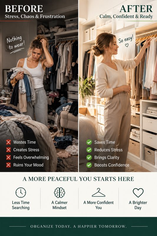 Your Closet Makes Getting Dressed Stressful