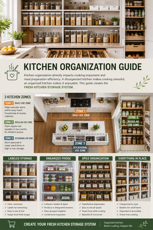 Fresh Kitchen Storage: Organize for Efficiency and Enjoyment