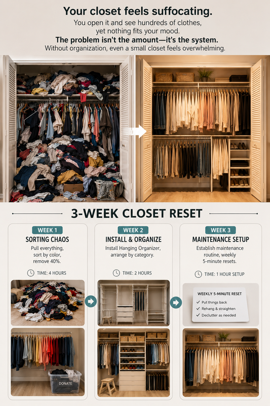 Your Closet Is Suffocating You — Here's the Reset