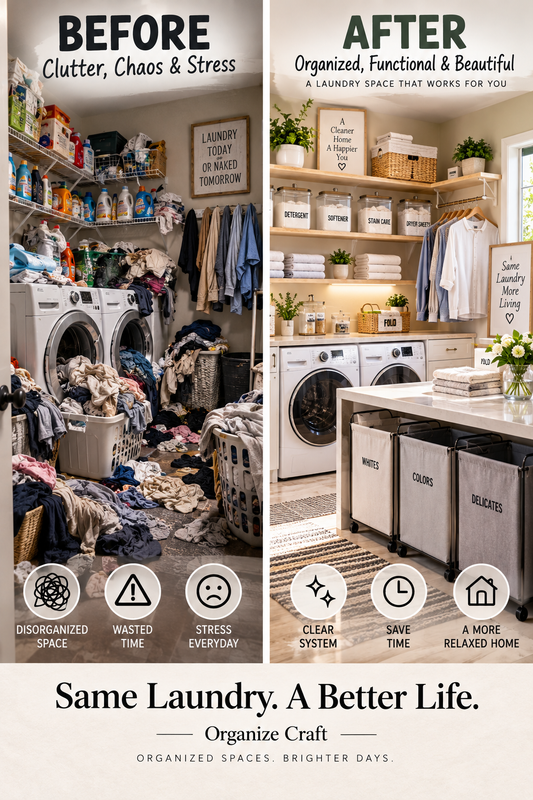 Laundry Room Organization System