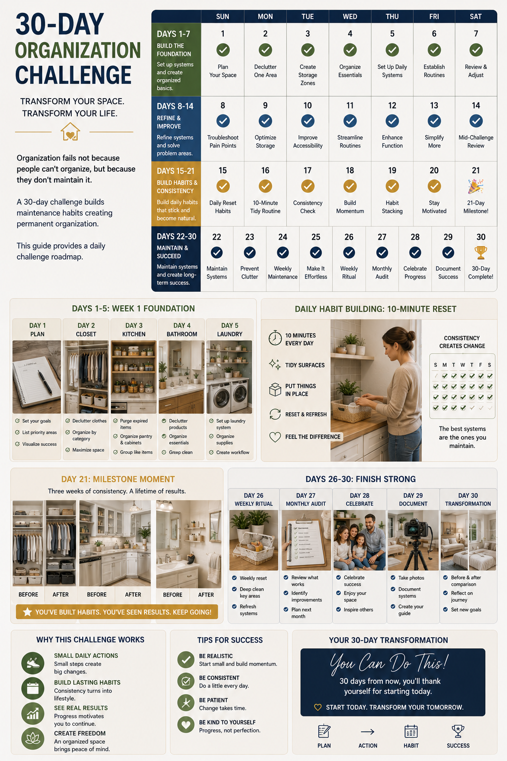 Organization Maintenance: The 30-Day Challenge