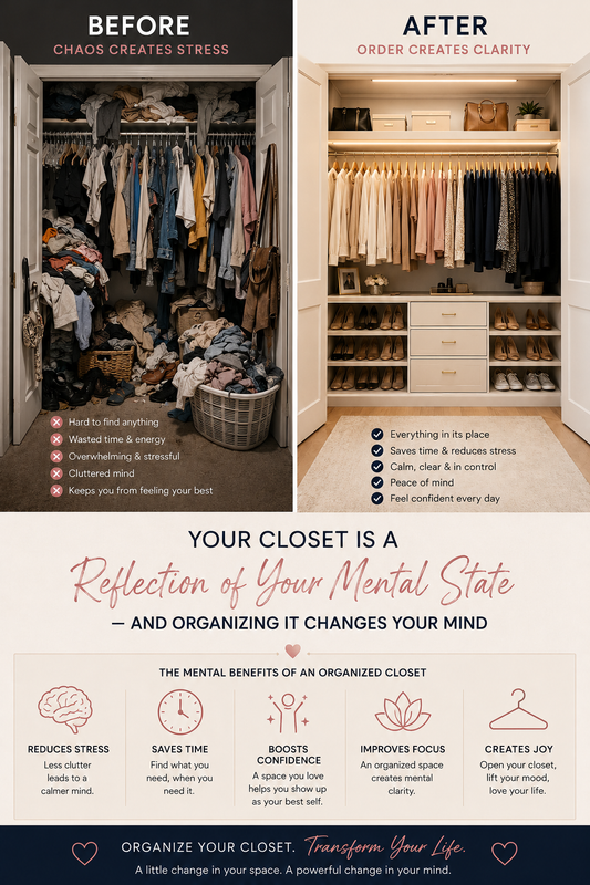 The Psychology of an Organized Closet: Why Your Space Affects Your Confidence