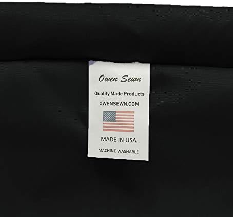 Heavy Duty 40inx50in Nylon Laundry Bag with Strap - Black
