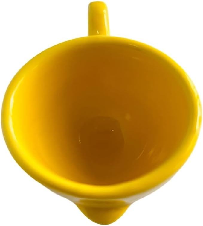 Ceramic Egg Cup, Yellow Porcelain Egg Holder for Breakfast Boiled Eggs, Perfect for Kitchen, Restaurant & Dining, Easy to Clean