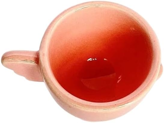Ceramic Egg Cup, Pink Porcelain Egg Holder for Breakfast Boiled Eggs, Perfect for Kitchen, Restaurant & Dining, Easy to Clean