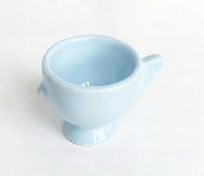 Ceramic Egg Cup, Blue Porcelain Egg Holder for Breakfast Boiled Eggs, Perfect for Kitchen, Restaurant & Dining, Easy to Clean