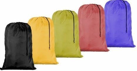 Heavy Duty Large Laundry Bag, Sturdy Fabric May Vary with Drawstring Closure. Ideal Machine Washable Laundry Bags for College,Dorm and Apartment dwellers. (144 pack)