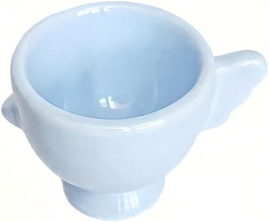 Ceramic Egg Cup, Blue Porcelain Egg Holder for Breakfast Boiled Eggs, Perfect for Kitchen, Restaurant & Dining, Easy to Clean