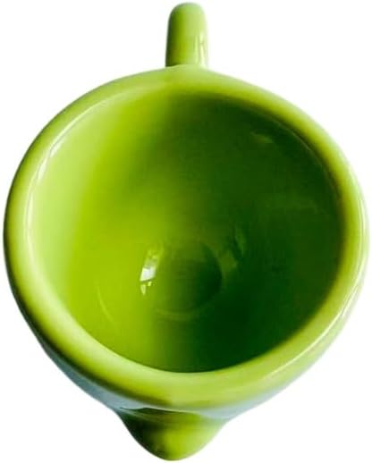 Ceramic Egg Cup, Green Porcelain Egg Holder for Breakfast Boiled Eggs, Perfect for Kitchen, Restaurant & Dining, Easy to Clean