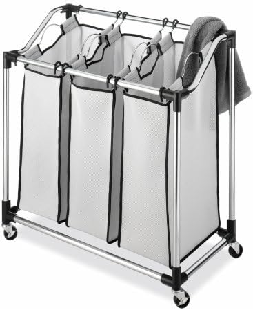 Chrome Laundry Sorter