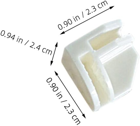 ARTIBETTER Right Angle Snap Buckles 50 Pack Plastic Cube Storage Connectors for Wire Cube Organizer Modular Closet Shelf Fixing Accessories 0.94 Inch
