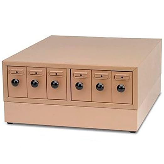 Boekel 141001 Modular Slide Storage Cabinet Base with Rubber Feet, 15-3/4" W x 18-3/4" D x 2-3/4" H,Base Only, Slide Drawers Not Included