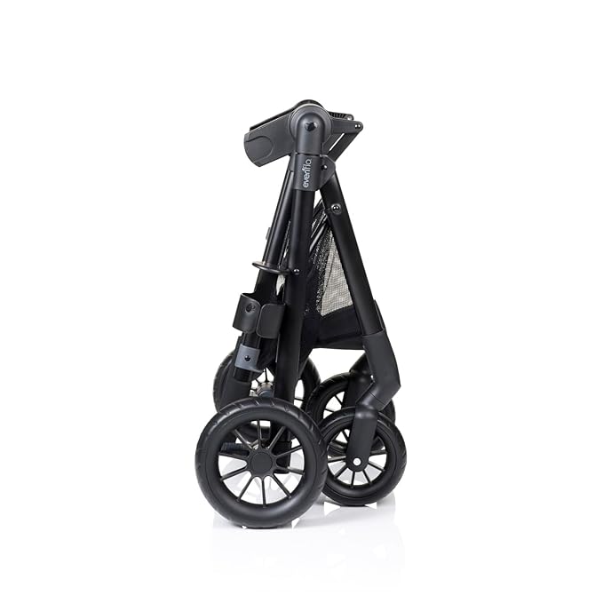 Evenflo Pivot Modular Travel System with LiteMax Preemie and Infant Car Seat (Casual Gray)
