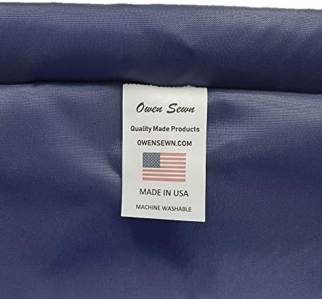 Heavy Duty 40inx50in Nylon Laundry Bag with Strap - Navy Blue