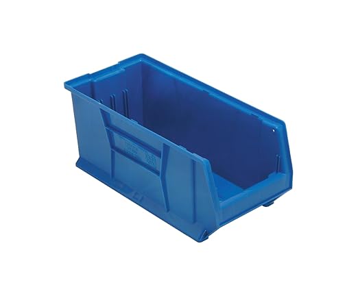 QUANTUM STORAGE SYSTEMS K-QUS953BL-1 Plastic Storage Stacking Hulk Container, 24" x 11" x 10", Blue