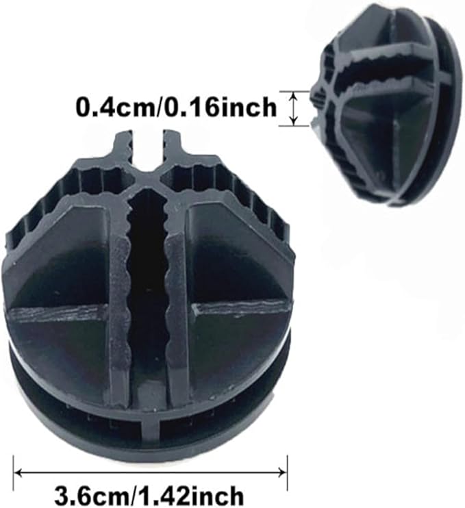 Metal Wire Cube Connectors for Storage Organizer,Durable Plastic Grid Connectors for Modular Shelving Units and Closet Organization Systems (Black, 30PCS)