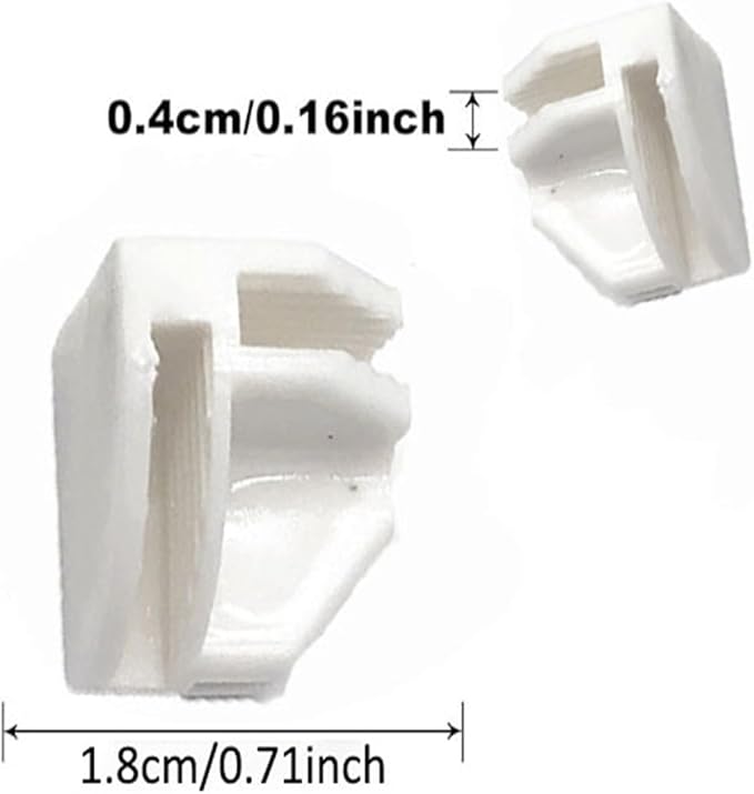 Metal Wire Cube Connectors for Storage Organizer,Durable Plastic Grid Connectors for Modular Shelving Units and Closet Organization Systems (White Right Angle, 10PCS)