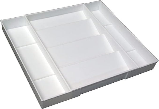 Dial Industries Expandable Kitchen Drawer Spice and Season Jar Organizer Tray