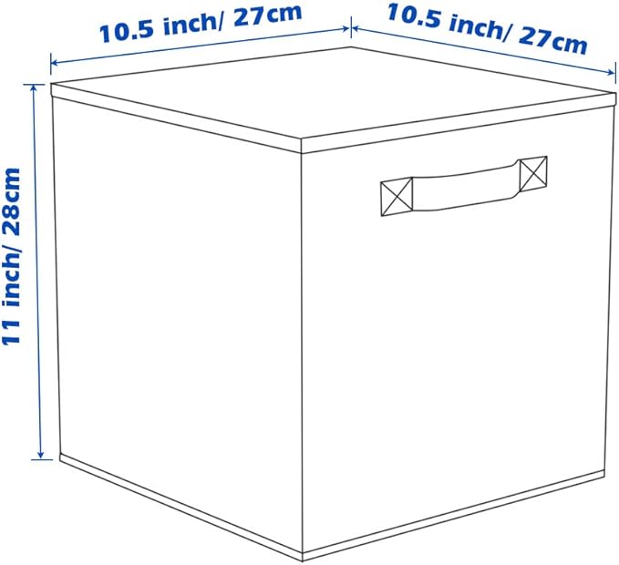 ShellKingdom Foldable Fabric Storage Cubes and Cloth Organizer Drawer for Closet and Toys, 2 Pack (Pink)