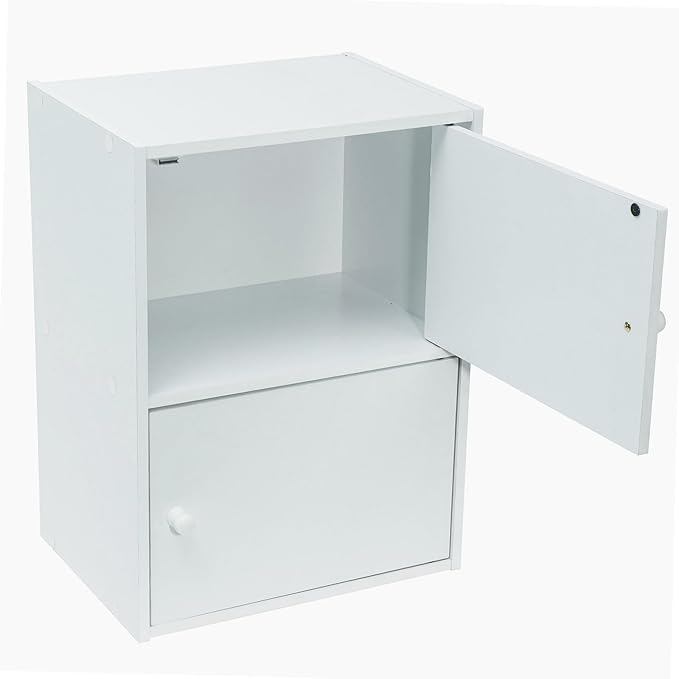 WERKA PRO White Furniture with Doors 2 Doors (54 x 40 x 29 cm)
