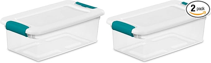 Sterilite 14928012 See Latching Box, Clear, Pack of 2