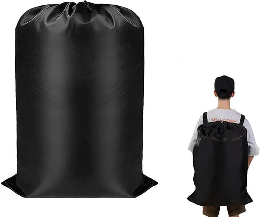 24 x 36-inch Large-Capacity Waterproof Laundry Bag (with Backpack Straps) – Heavy-Duty Drawstring Design, Ideal for Travel, University Halls of Residence, laundrettes and Seasonal Clothing Storage.
