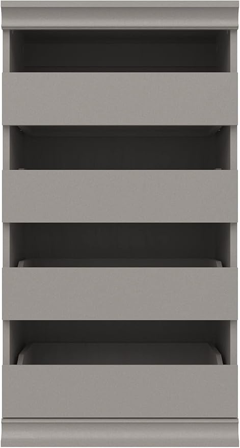 ClosetMaid 4598 Modular Storage Stackable Unit with 4 Drawers, Taupe