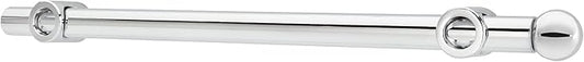 Rev-A-Shelf 14" Pull Out Valet Rod, Extendable Sliding Clothes Storage Hanging Rack with Mounting Hardware, Chrome, CVR-14-CR (2 Pack)