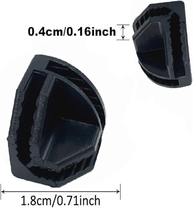 Metal Wire Cube Connectors for Storage Organizer,Durable Plastic Grid Connectors for Modular Shelving Units and Closet Organization Systems (Black Right Angle, 10PCS)