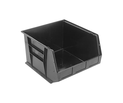 Quantum Storage K-QUS270BK-1 Ultra-Stack and Hang Bins, 18" x 16-1/2" x 11", Black