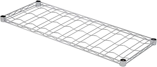 QUANTUM STORAGE SYSTEMS 1448WSC Wire Wine Cradle Shelf Chrome 48" W x 14" D