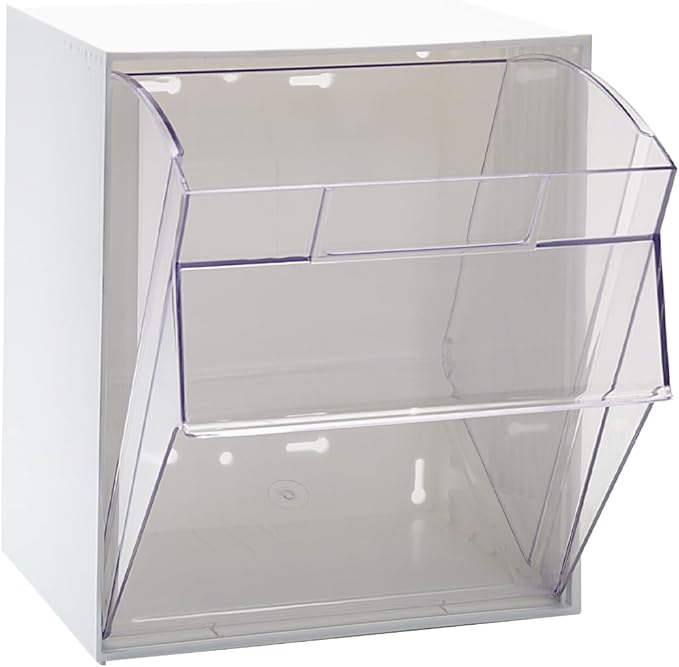 Bin Unit,1 Tip Out Bin,White