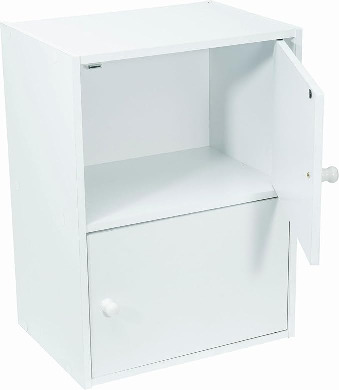 WERKA PRO White Furniture with Doors 2 Doors (54 x 40 x 29 cm)