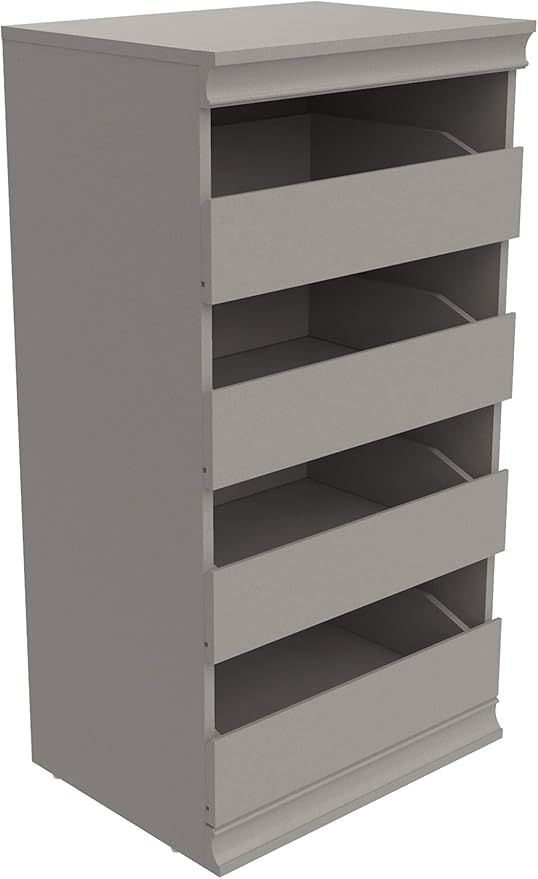 ClosetMaid 4598 Modular Storage Stackable Unit with 4 Drawers, Taupe
