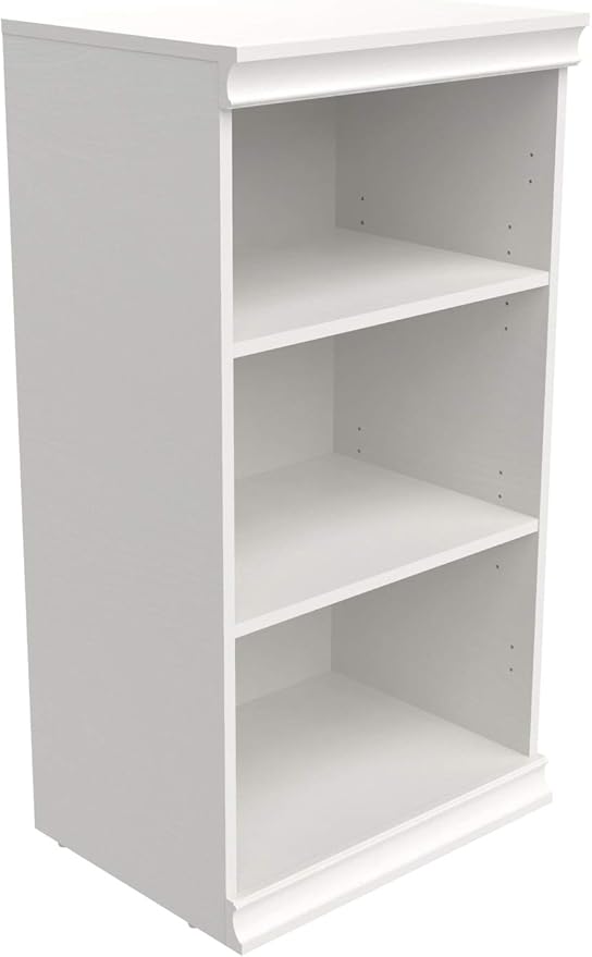 ClosetMaid Modular Storage Collection - 3 Shelf Unit, White, 40.29 H x 21.39 W x 15.91 D & 12 Shelf Divided Unit, White