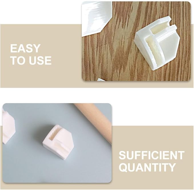 ARTIBETTER Right Angle Snap Buckles 50 Pack Plastic Cube Storage Connectors for Wire Cube Organizer Modular Closet Shelf Fixing Accessories 0.94 Inch