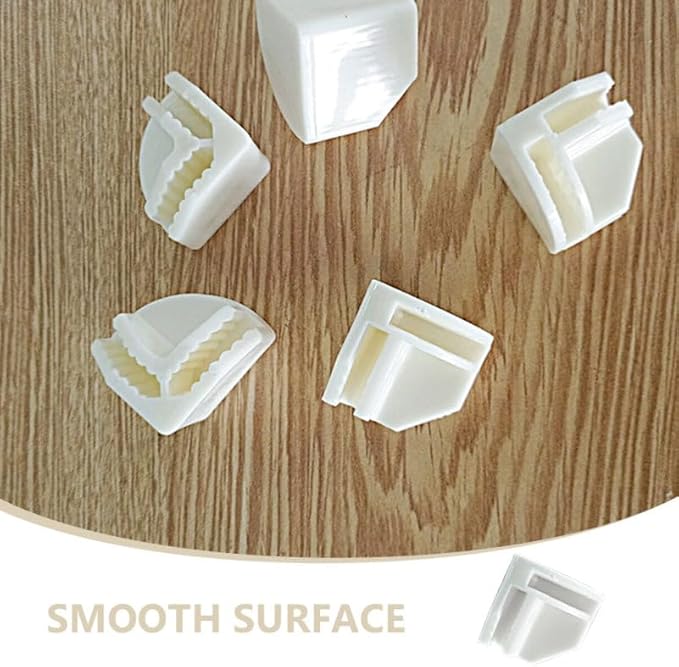 ARTIBETTER Right Angle Snap Buckles 50 Pack Plastic Cube Storage Connectors for Wire Cube Organizer Modular Closet Shelf Fixing Accessories 0.94 Inch