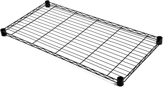 Quantum Storage Systems 1260BK Wire Add-On Shelf Black Epoxy 60" W x 12" D