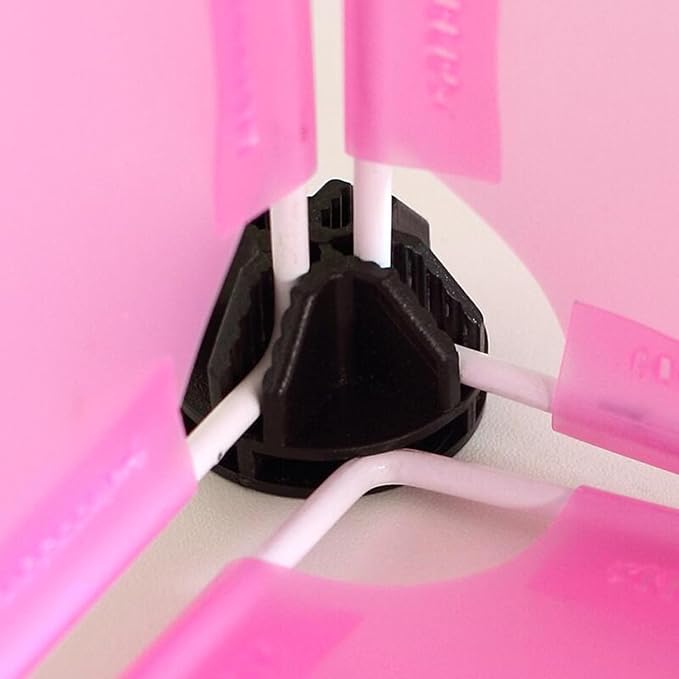 Metal Wire Cube Connectors for Storage Organizer,Durable Plastic Grid Connectors for Modular Shelving Units and Closet Organization Systems (Black Right Angle, 10PCS)