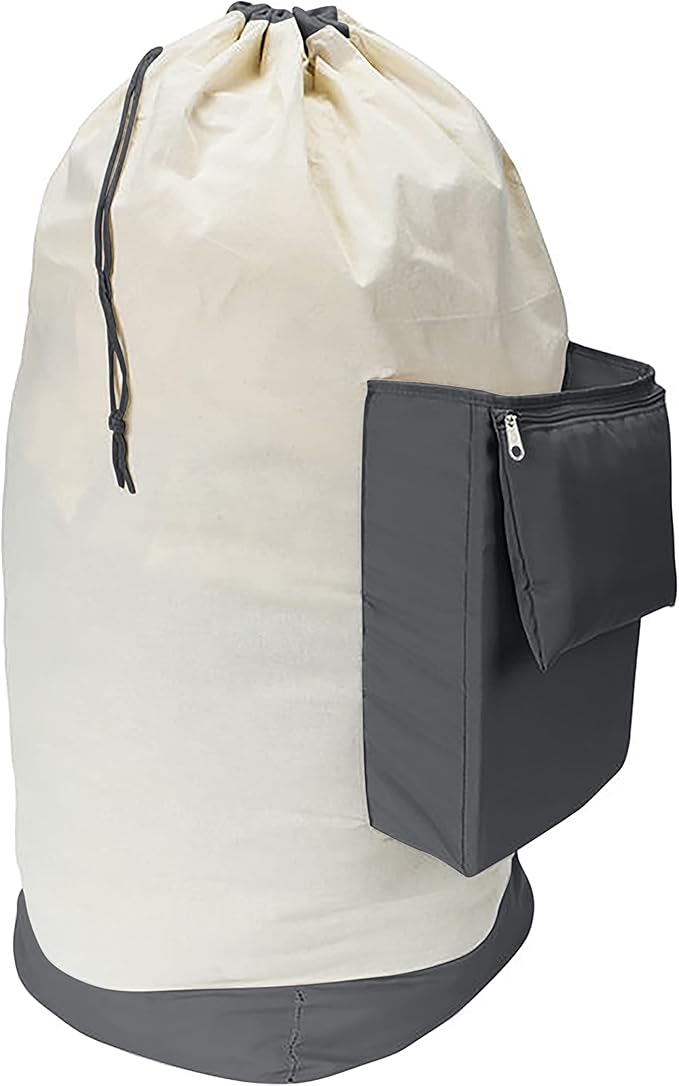 Laundry 360 Heavy Duty Canvas Laundry Bag in Beige