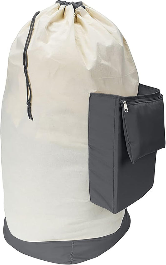 Laundry 360 Heavy Duty Canvas Laundry Bag in Beige
