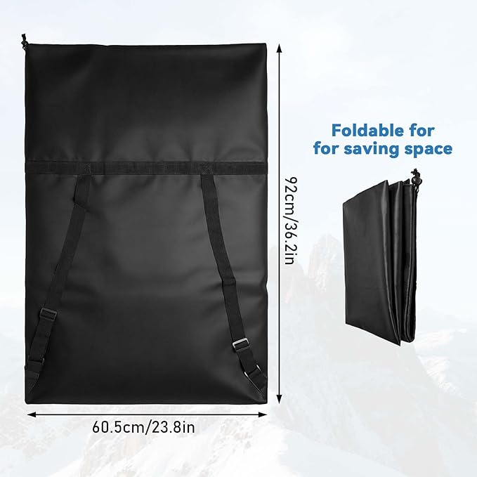 24 x 36-inch Large-Capacity Waterproof Laundry Bag (with Backpack Straps) – Heavy-Duty Drawstring Design, Ideal for Travel, University Halls of Residence, laundrettes and Seasonal Clothing Storage.