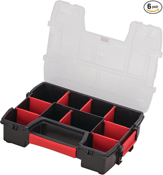 CRAFTSMAN 10-Compartment Small Tool Storage Organizer, Plastic (CMST14021) (Pack of 6)